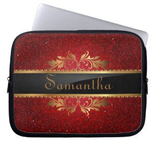 Red Glitter Sequin Disco Glitz Protective Case