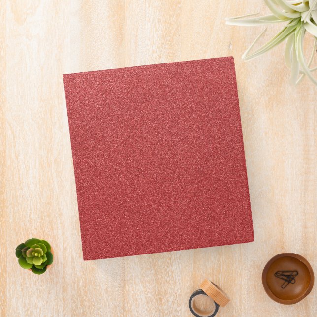 Red Glitter, Sparkle, Glitter Background Binder (In Situ)