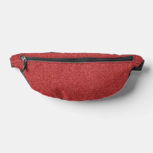 Red Glitter, Sparkle, Glitter Background Fanny Pack