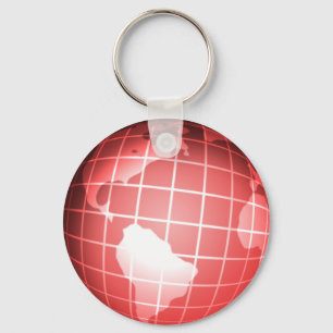 Red Globe Keychain