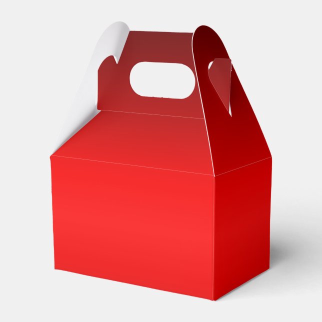 Red Glow Favor Box (Front Side)