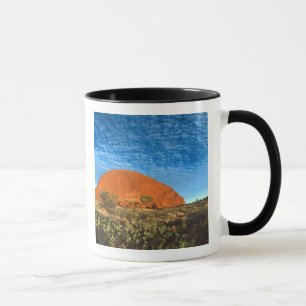 Red Glow of the Famous Ayers Rock in the Outback Mug