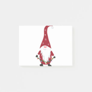 Red gnome post-it notes