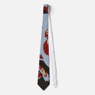Red & Gold Abstract Tie