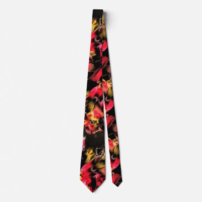 Red Gold & Black Tie (Front)