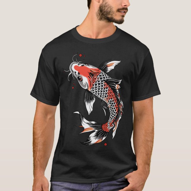 Red gold carp koi T-Shirt (Front)