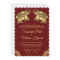 Red Gold Ethnic Elephants Indian Wedding Invite