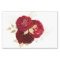 Red Gold Floral Bouquet Watercolor Decoupage