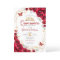 Red Gold Floral Quinceanera