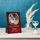 Red Gold Frame Pet Memorial Template