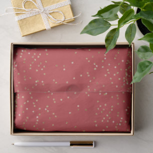 Red Gold Glitter Christmas   Tissue Paper