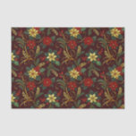 Red Gold Green Christmas Florals Decoupage  Tissue Paper<br><div class="desc">Vintage Christmas Florals Decoupage Tissue Paper for your gift wrapping and decoupage projects. 
Thank you for visiting & shopping in my store.
All My Love,  Fluid,  Digital,  Dotted & Graphic Arts</div>