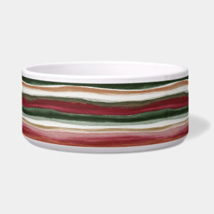 Red Gold Green White Pink Stripes