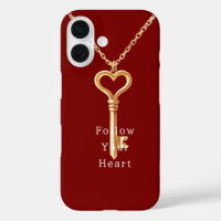 Red Gold Heart Chain
