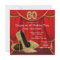 Red Gold High Heel Stepping into 60 Birthday Party
