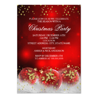 christmas invitation card template