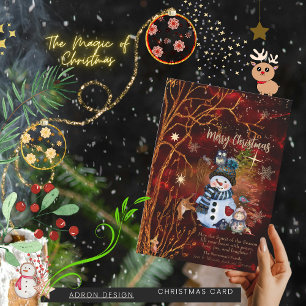 RED GOLD Joyeux Noël Carte