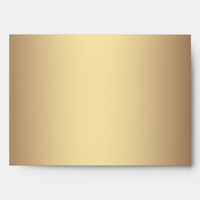 Red Gold Linen Envelopes (Front)