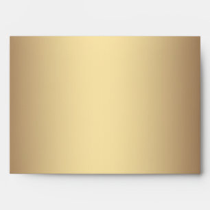 Red Gold Linen Envelopes