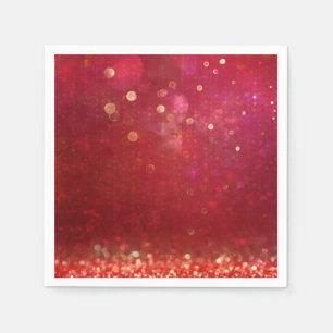 Red & Gold Moroccan Arabian Nights Wedding Napkin