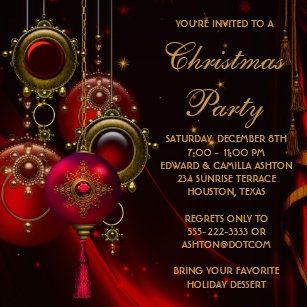 corporate christmas invitations announcements zazzle ca