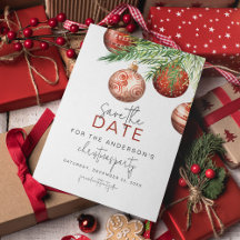 Red & Gold Tree Ornaments | Christmas Party