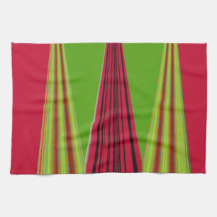 RED GOLDEN GREEN KITCHEN TOWEL