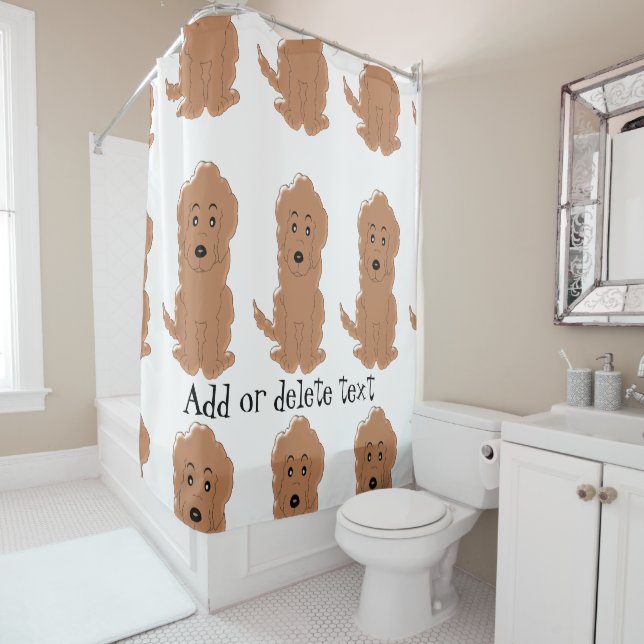 Red Goldendoodle Dog Design (In Situ)