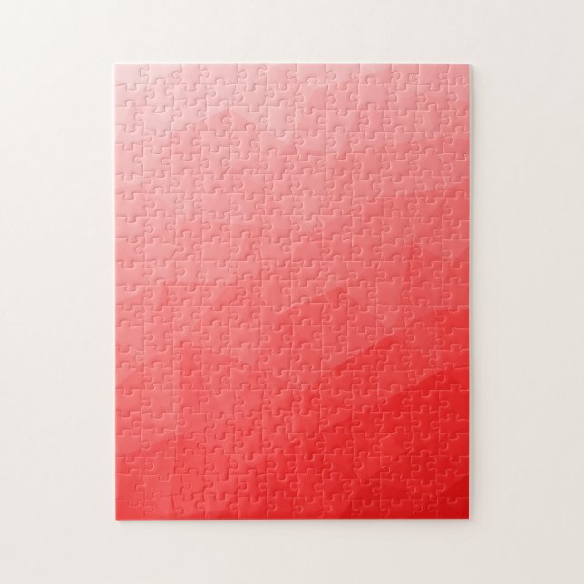 Red gradient geometric mesh pattern jigsaw puzzle (Vertical)