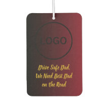 Red Gradient Lion City Car Air Freshener