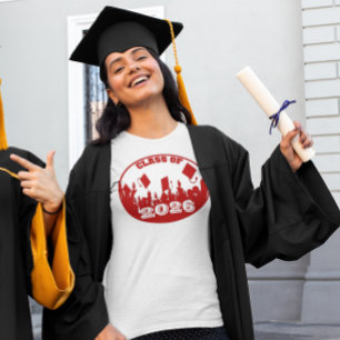 RED Graduation Class of  2026  T-Shirt