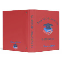 Red Graduation Custom Binder