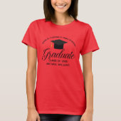 Red Graduation Custom High School Women's T-Shirt (Front)