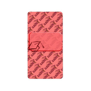 Red GRADUATION Hersheys Miniature Candy bar wrap Label