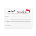 Red Graduation Words of Wisdom Advice for Graduate