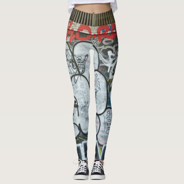 Red Graffiti Leggings (Front)