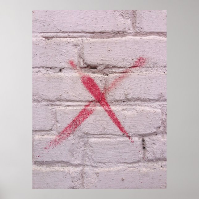 Red graffiti poster (Front)