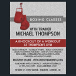 Red Grained Boxing Gloves, Boxing Class Advert Flyer<br><div class="desc">Red Grained Boxing Gloves, Boxing Class Advert Flyers By The Business Card Store.</div>