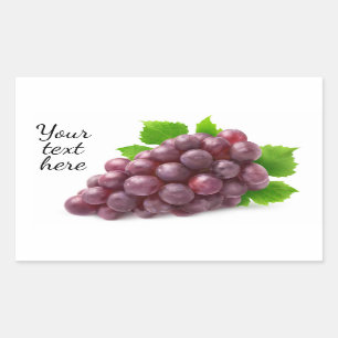 Red grape sticker