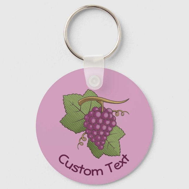 Red Grapes Keychain (Front)