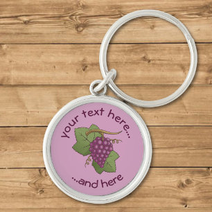 Red Grapes Keychain