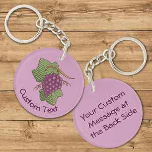 Red Grapes Keychain