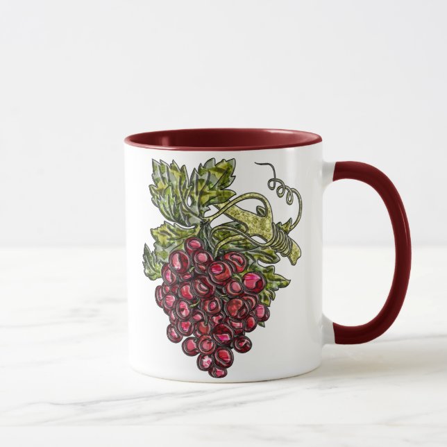 Red Grapes Mug (Right)