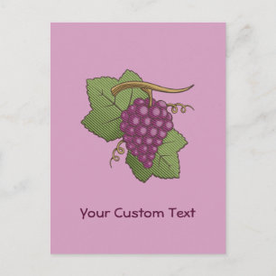 Red Grapes Postcard