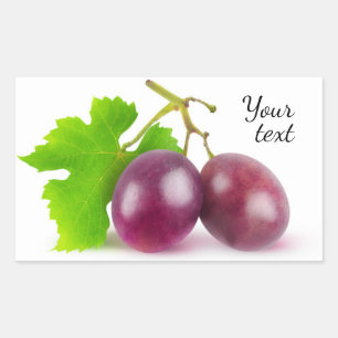Red grapes sticker
