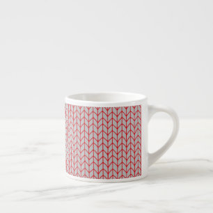 RED GRAY KNIT Espresso Cup