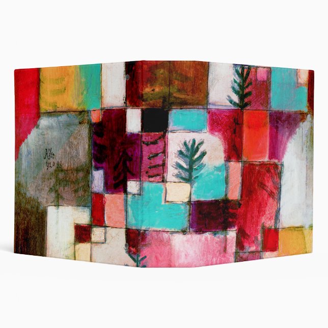 Red Green and Violet, Paul Klee Binder (Background)