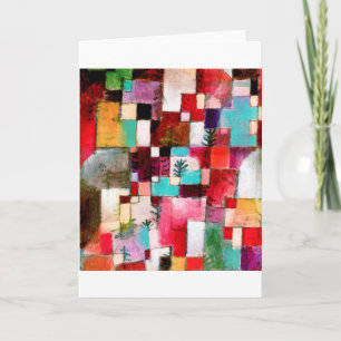 Red Green and Violet, Paul Klee Card
