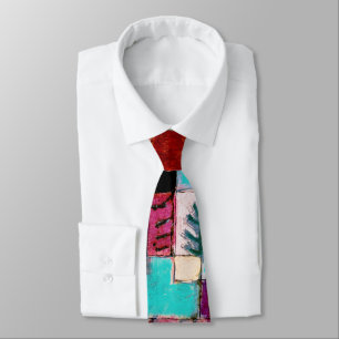 Red Green and Violet, Paul Klee Tie