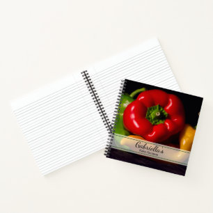 Red, Green and Yellow Peppers Keto Recipe Notebook